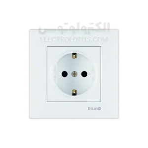 پریز ارتدار توکار دلند مدل آسا سفید