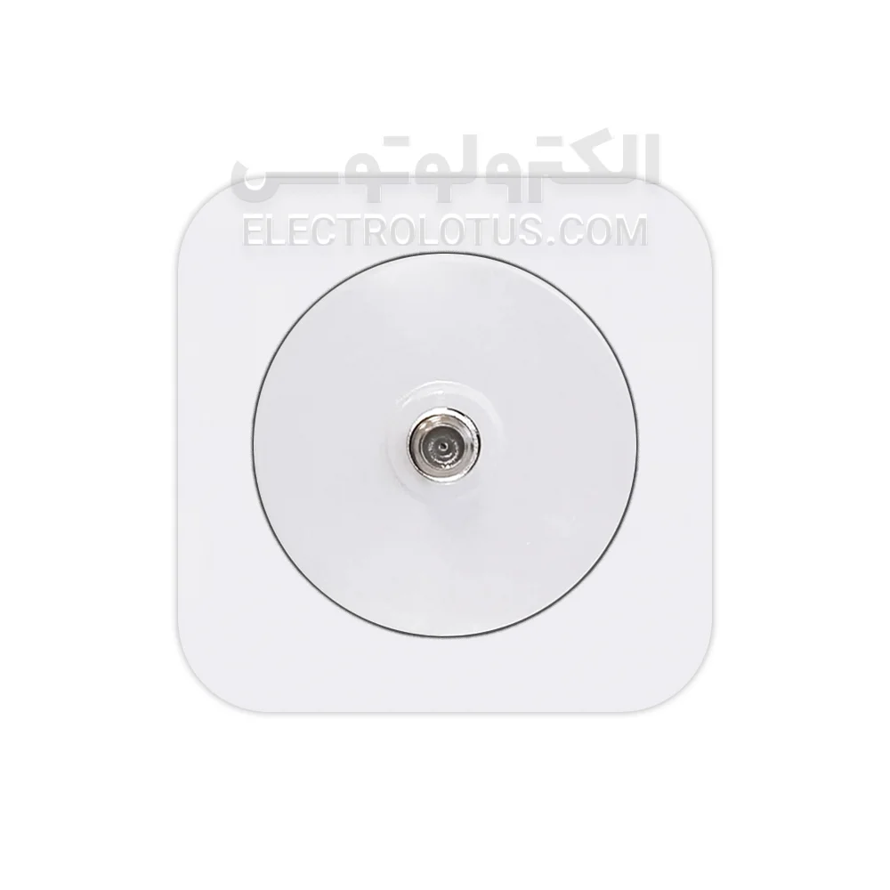 پریز آنتن ماهواره توکار دلند مدل آدا سفید